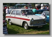  In the BMC mass facelift session of autumn 1961, the A55 Mk II was transmuted into the A60, and although the same basic bodyshell and mechanical layout was retained, it became a much better car in all aspects.  Compared with the A55 Mk II, the A60 had a longer wheelbase, wider tracks, better roadholding, modified styling, a bigger engine and more performance - plus, for the first time, the option of Borg-Warner Type 35 automatic transmission. It was quite a transformation.