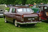  Morris Oxford Series V.  Morrises version of the 'Farina Austin' Cambridge A55 MkII.  Notice the large fins, subsequently trimmed down for the 1622cc engined Oxford Series VI