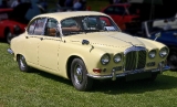  Daimler Sovereign was the second 'Jag-Daimler', being essentialy a rebadged Jaguar 420.  Both cars were given 4235cc engines and independent rear suspension, the Daimler being more luxurious.  In 1969 production ceased.