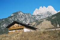 Above the town of Auronzo