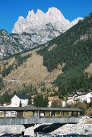 Above the Alpine Bridge at Auronzo