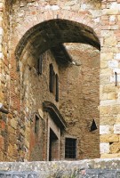 One of the many arches within Montepulciano