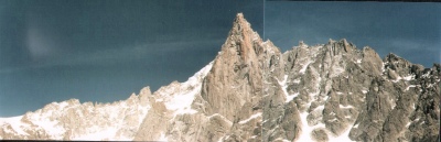 Dent du Geant above Mer de Glace