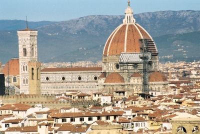 Florence Cathedral from the hill above