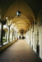 Inside the Cloister at San Lorenzo