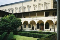 The delightful Cloister within San Lorenzo