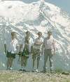 Mont Blanc 1992 with friends