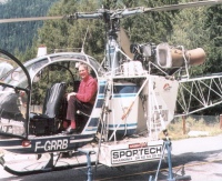 The tiny Helicopter I flew around Mont Blanc