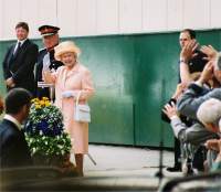 The Queen at Leeds City Station