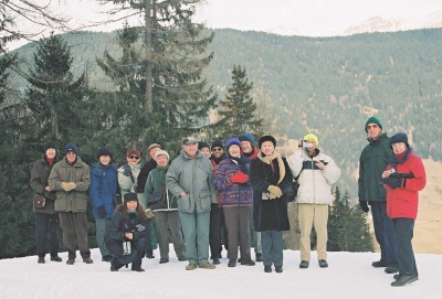 Christmas Day 2001 at a ski resort